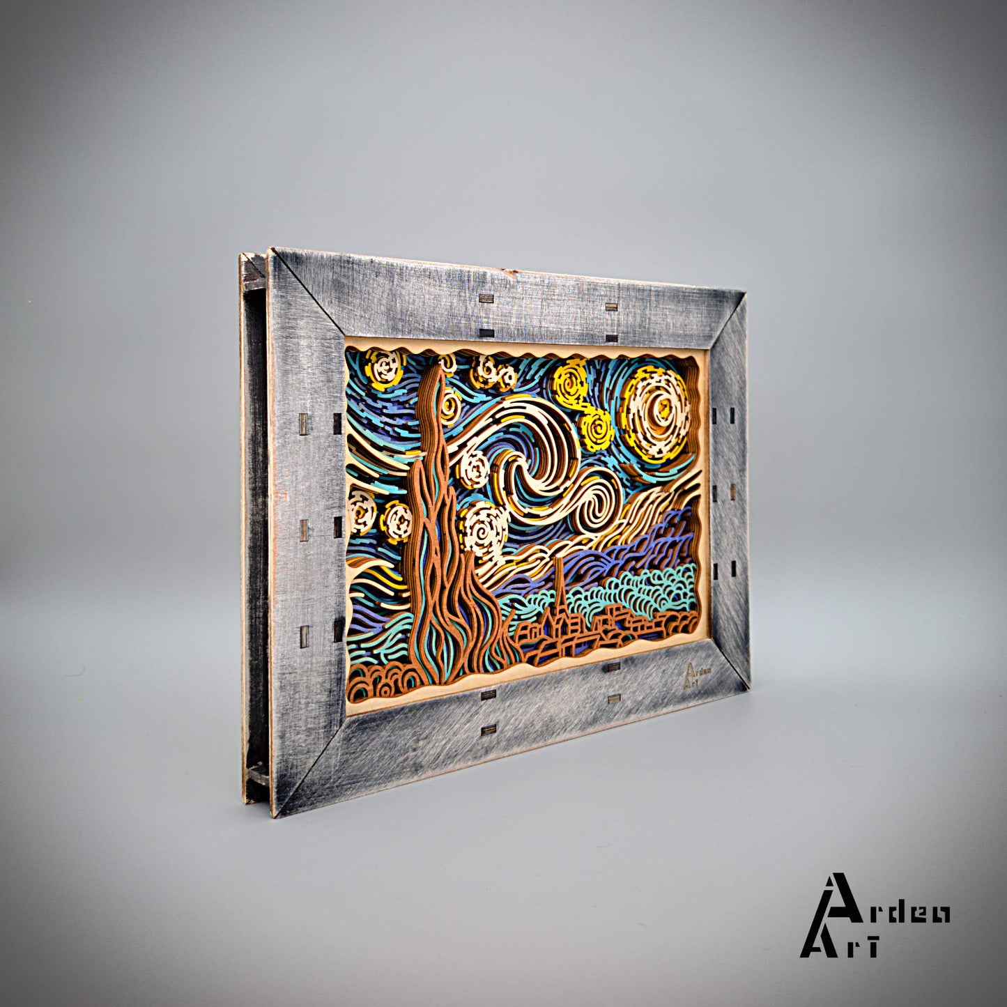 Notte stellata (con teca lignea)