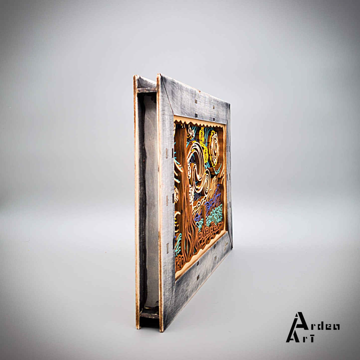 Notte stellata (con teca lignea)