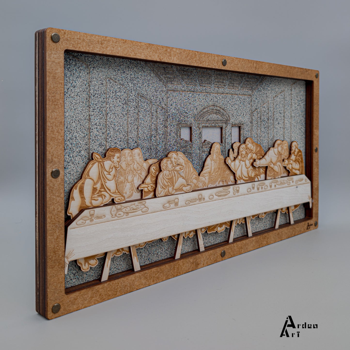 L'ultima cena 3D (con finiture in metallo a vista)