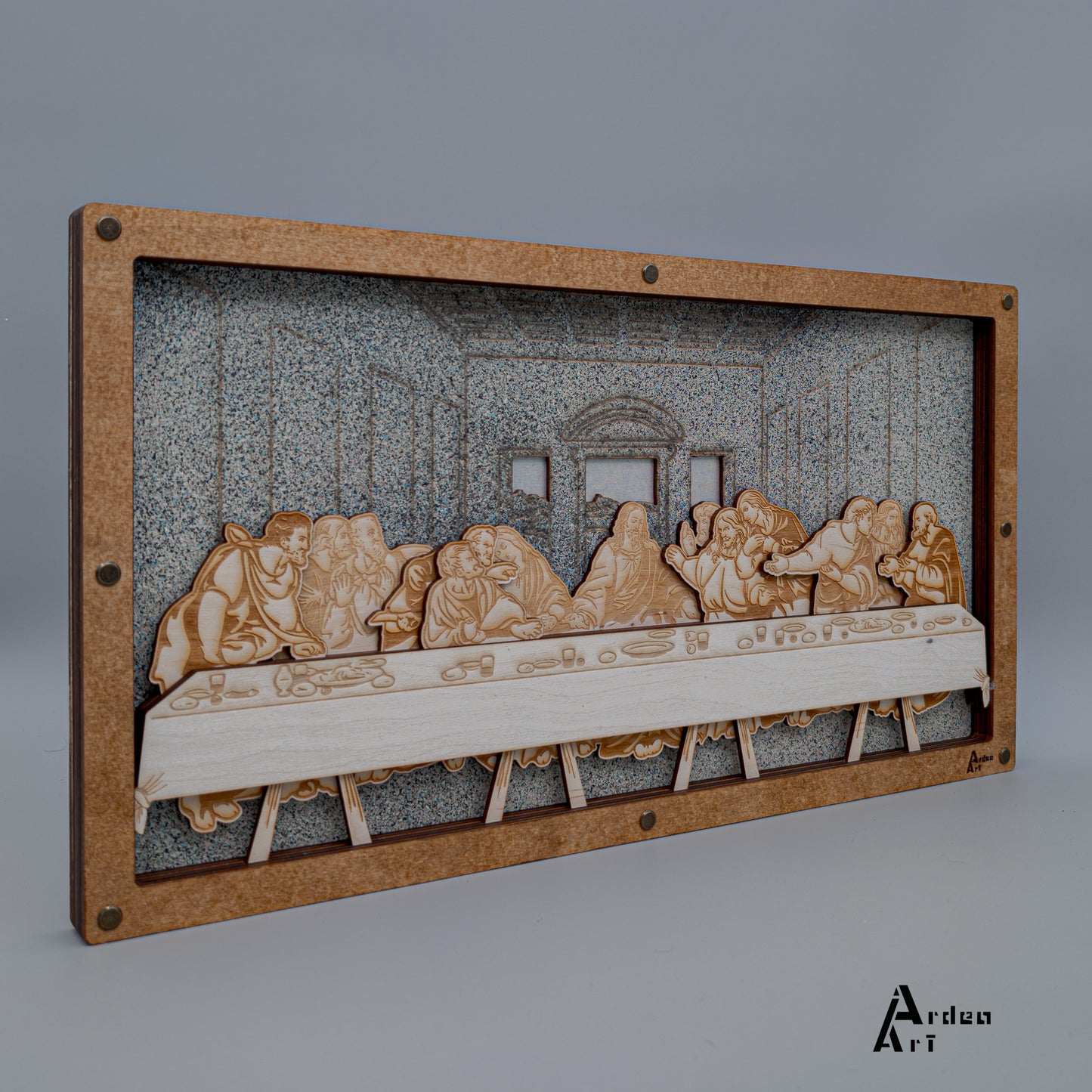 L'ultima cena 3D (con finiture in metallo a vista)