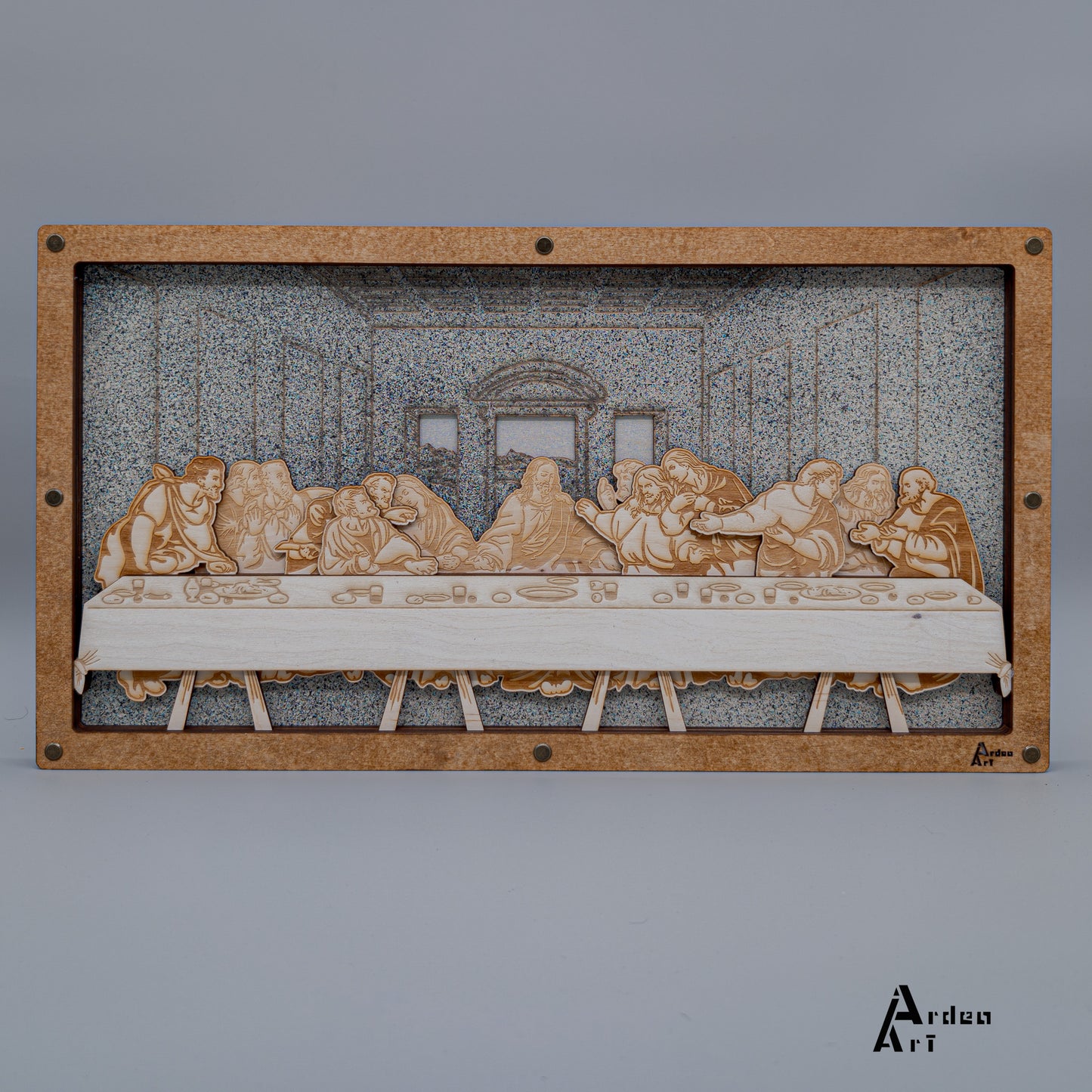 L'ultima cena 3D (con finiture in metallo a vista)