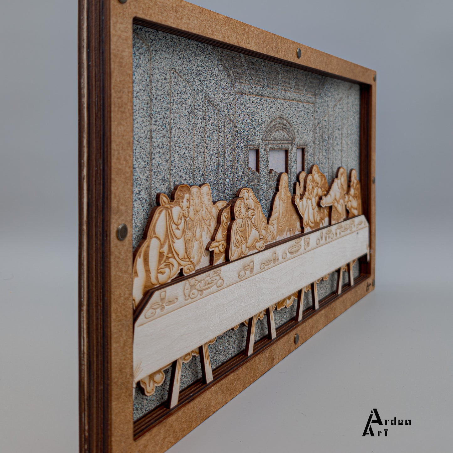 L'ultima cena 3D (con finiture in metallo a vista)